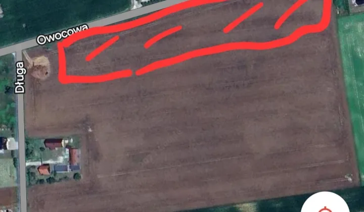 Działka budowlana Głogowo, ul. Owocowa