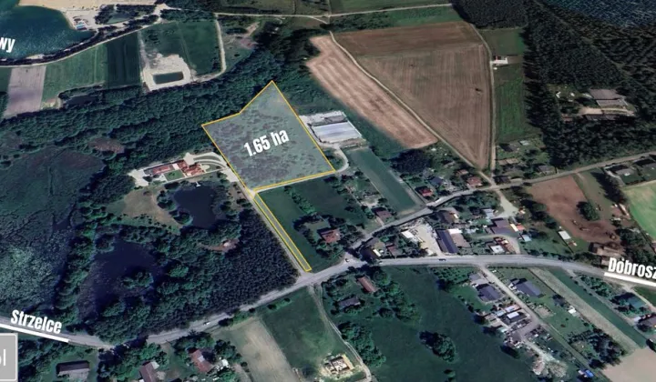 Działka rolna Strzelce