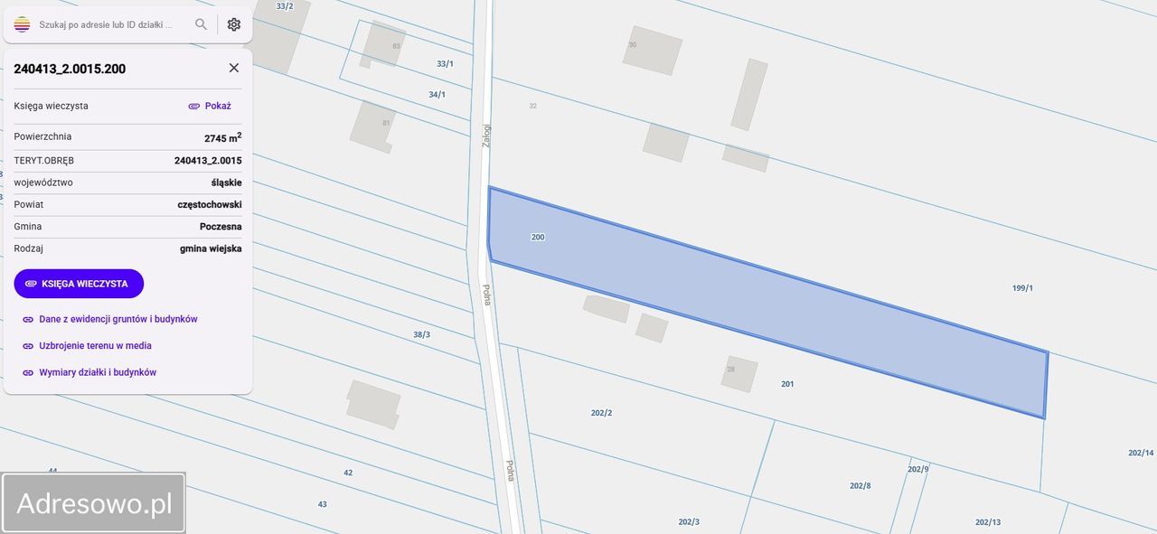 Działka rolno-budowlana Wrzosowa. Zdjęcie 2