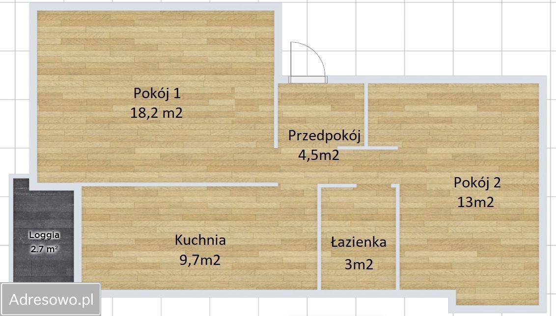 Mieszkanie 2-pokojowe Łódź Doły, al. Chryzantem. Zdjęcie 15