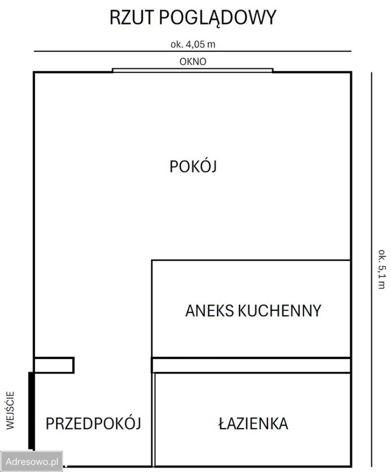 Mieszkanie 1-pokojowe Kraków Stare Miasto, ul. Mariana Langiewicza. Zdjęcie 19