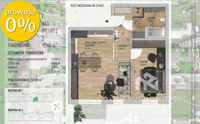 Mieszkanie 2-pokojowe Rzeszów, ul. Henryka Wieniawskiego. Zdjęcie 8