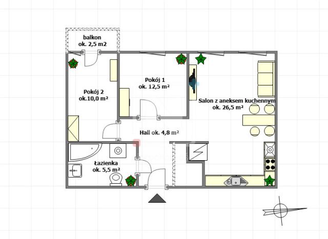 Mieszkanie 3-pokojowe Warszawa Białołęka, ul. Aluzyjna. Zdjęcie 8