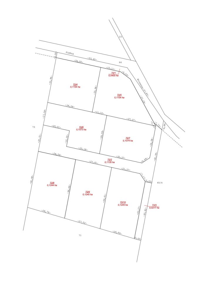 Działka budowlana Zimnice, ul. Janusza Kusocińskiego. Zdjęcie 10