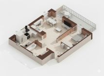 Mieszkanie 3-pokojowe Łódź, ul. Prezydenta Gabriela Narutowicza. Zdjęcie 4