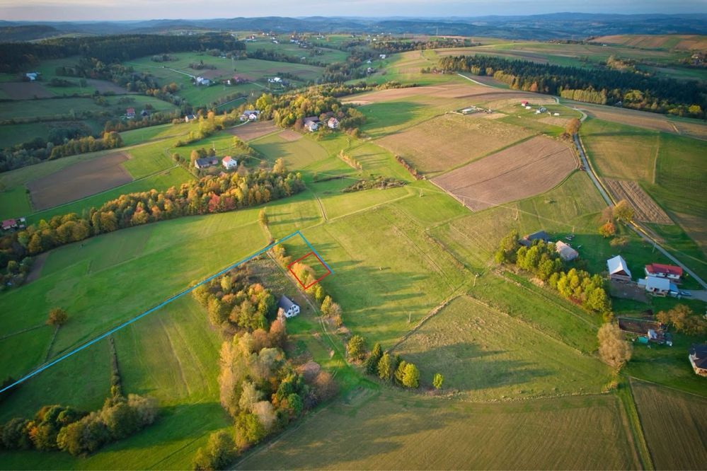 Działka budowlana Korzenna. Zdjęcie 3
