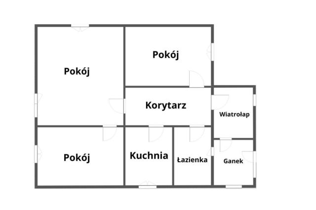 dom wolnostojący, 3 pokoje Żubracze. Zdjęcie 15