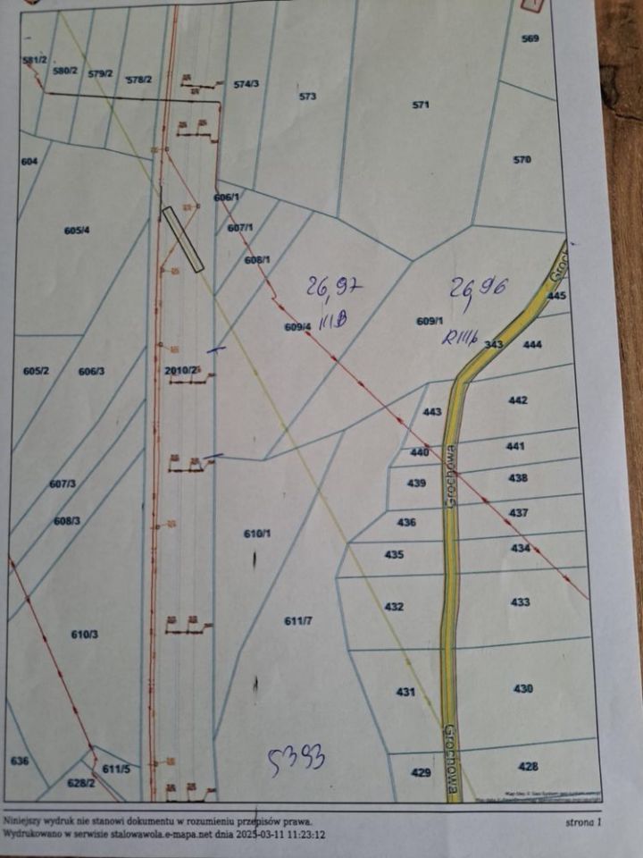 Działka budowlana Stalowa Wola Charzewice, ul. Graniczna. Zdjęcie 2