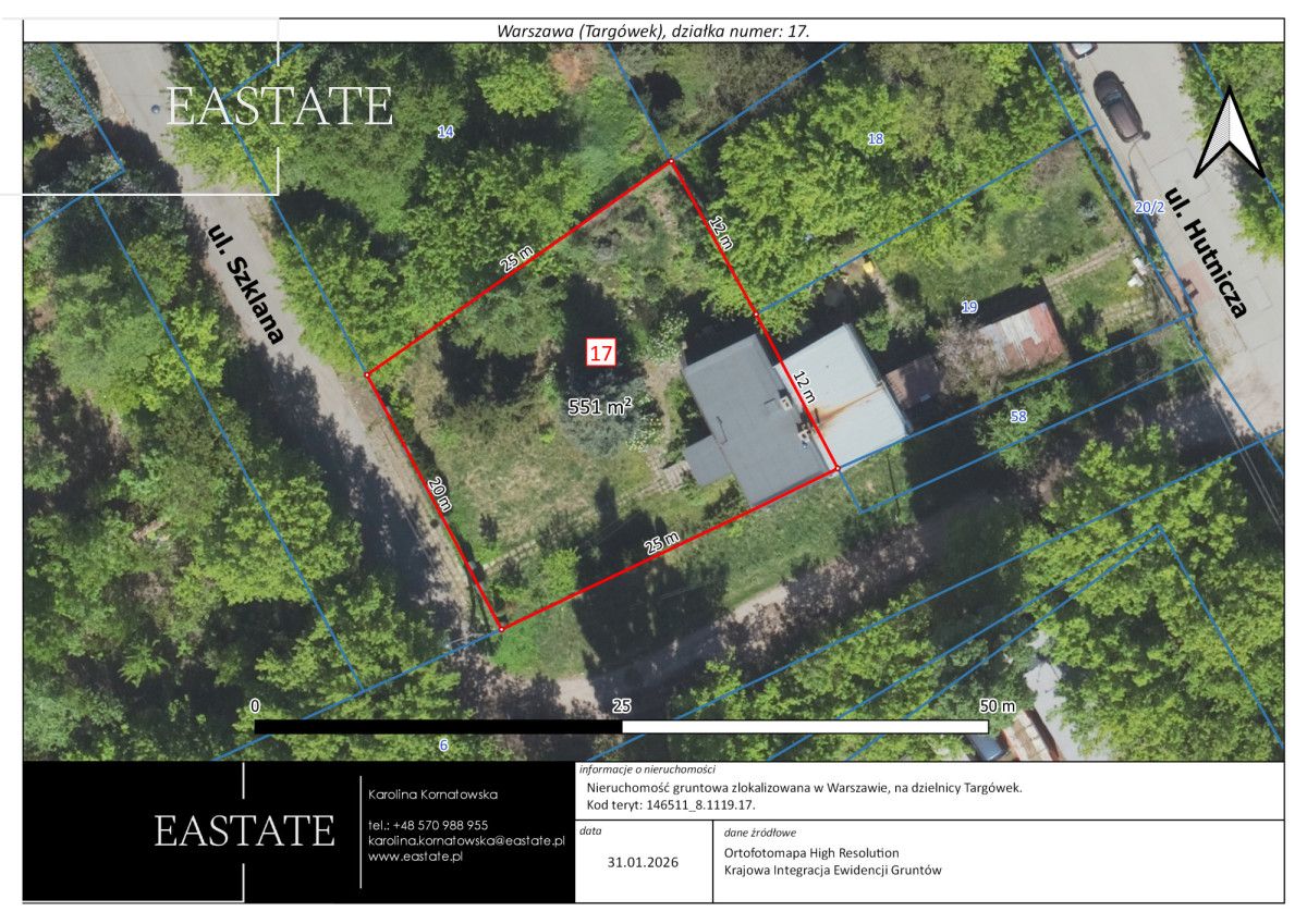Działka inwestycyjna Warszawa Targówek, ul. Szklana. Zdjęcie 3
