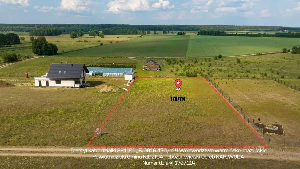 Działka budowlana Napiwoda. Zdjęcie 3