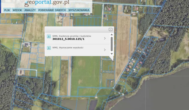 Działka rekreacyjna Kępa