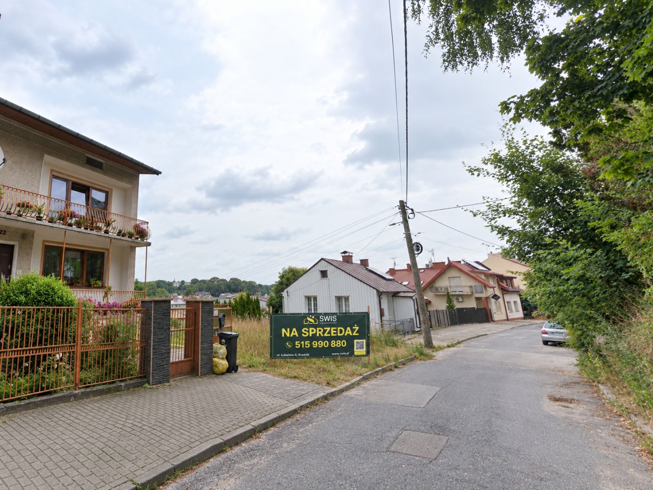 Działka budowlana Kraśnik Ośrodek-Miasto, ul. Podwalna. Zdjęcie 1