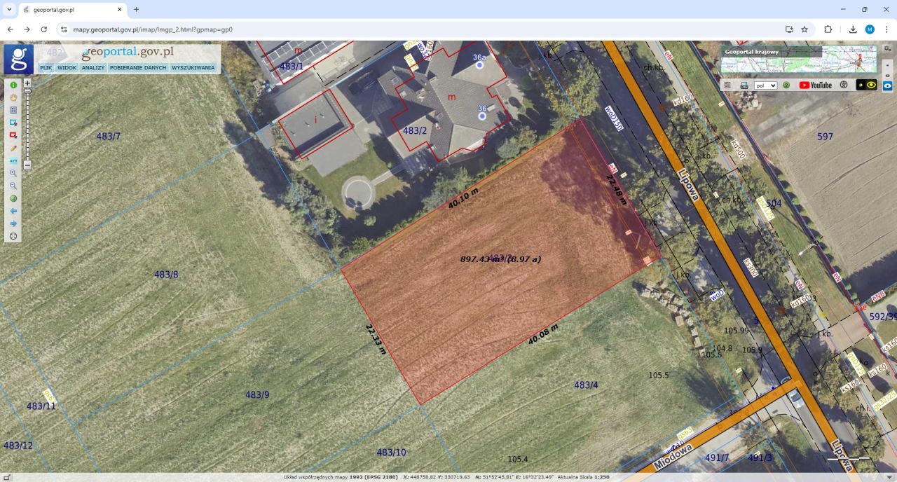 Działka rolno-budowlana Wilkowice, ul. Lipowa. Zdjęcie 2