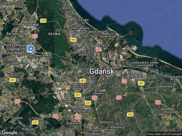 Mieszkanie 3-pokojowe Gdańsk Siedlce, ul. Powstańców Warszawskich. Zdjęcie 1