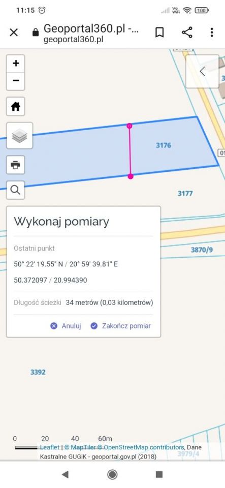 Działka inwestycyjna Biechów. Zdjęcie 2