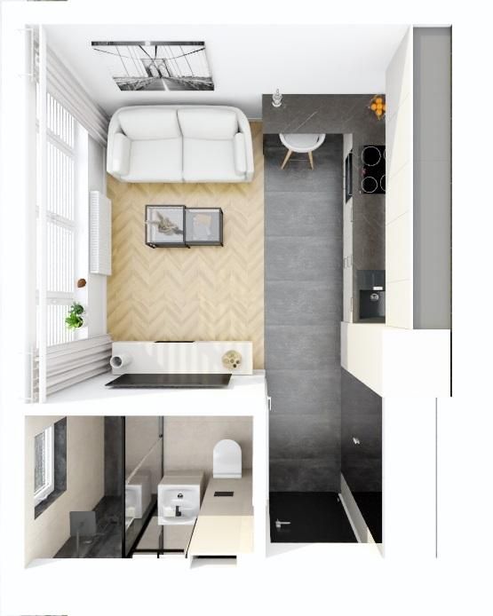 Mieszkanie 1-pokojowe Rybnik Śródmieście, ul. św. Antoniego. Zdjęcie 2