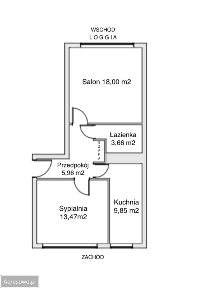 Mieszkanie 3-pokojowe Poznań Dębiec, ul. Orzechowa. Zdjęcie 3