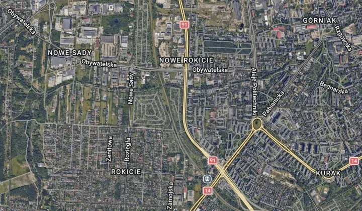 Działka rod Łódź Górna, al. Jana Pawła II