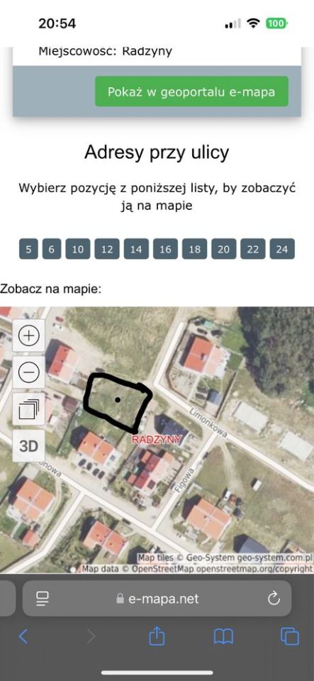 Działka budowlana Radzyny. Zdjęcie 2