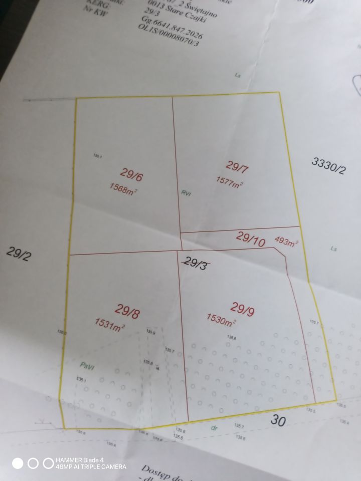 Działka rolno-budowlana Stare Czajki. Zdjęcie 1
