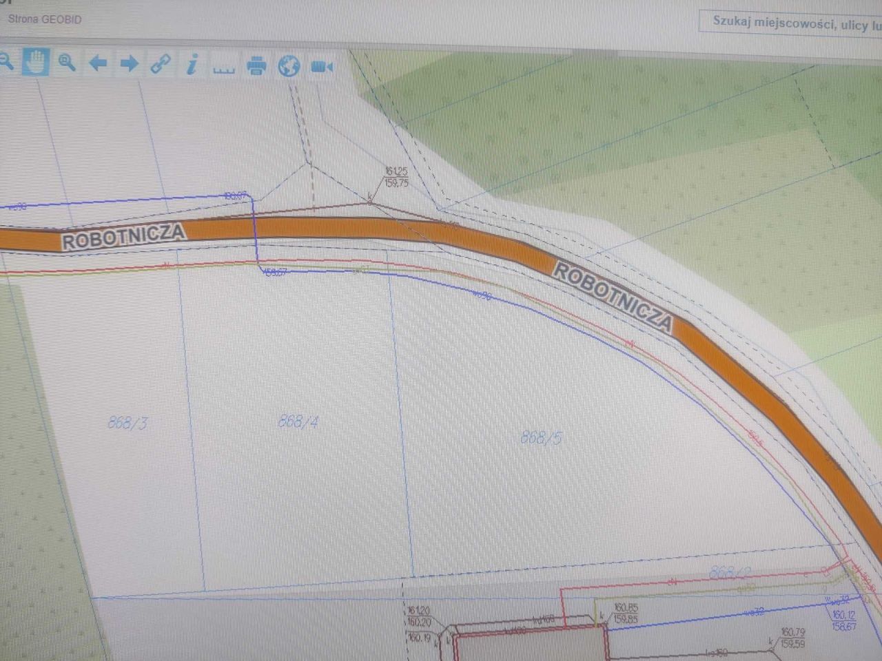 Działka budowlana Tarnobrzeg Miechocin, ul. Robotnicza