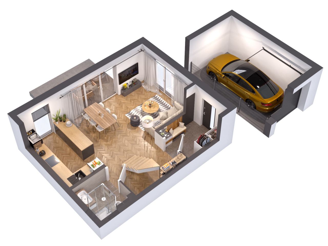 bliźniak, 4 pokoje Szczytniki. Zdjęcie 17