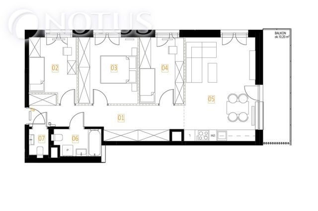 Mieszkanie 4-pokojowe Katowice Nikiszowiec. Zdjęcie 2