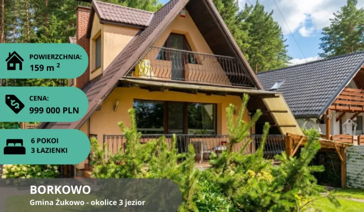 dom wolnostojący, 6 pokoi Borkowo, ul. Karlikowska