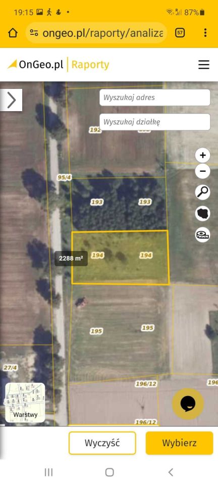 Działka budowlana Muszaki. Zdjęcie 6