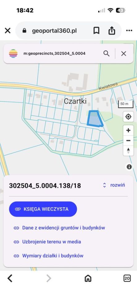 Działka budowlana Chwałkowo Czartki. Zdjęcie 6