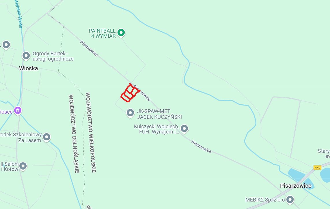 Działka budowlana Pisarzowice. Zdjęcie 2