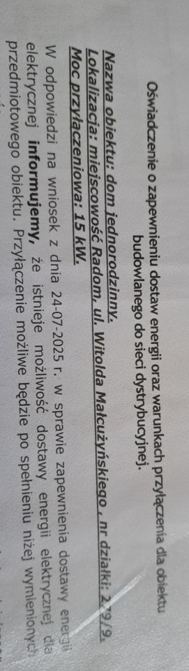 Działka budowlana Radom Pruszaków, ul. Melodyjna. Zdjęcie 6