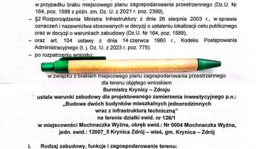 Działka budowlana Mochnaczka Wyżna