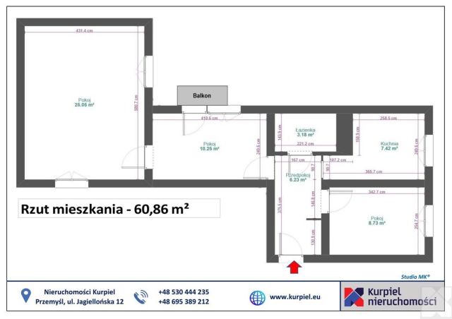 Mieszkanie 3-pokojowe Przemyśl, ul. Joachima Lelewela. Zdjęcie 13