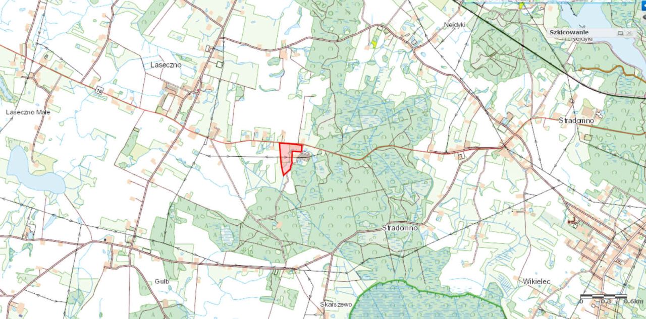 Działka inwestycyjna Laseczno. Zdjęcie 8