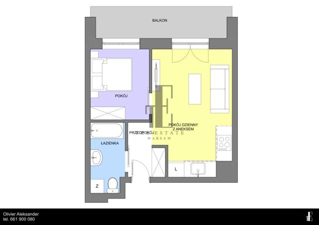 Mieszkanie 2-pokojowe Warszawa Wilanów, ul. Zdrowa. Zdjęcie 18