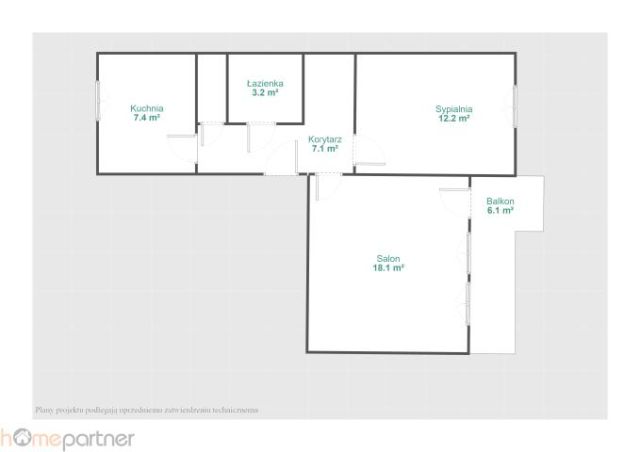Mieszkanie 2-pokojowe Wrocław Fabryczna, ul. Gołężycka. Zdjęcie 3