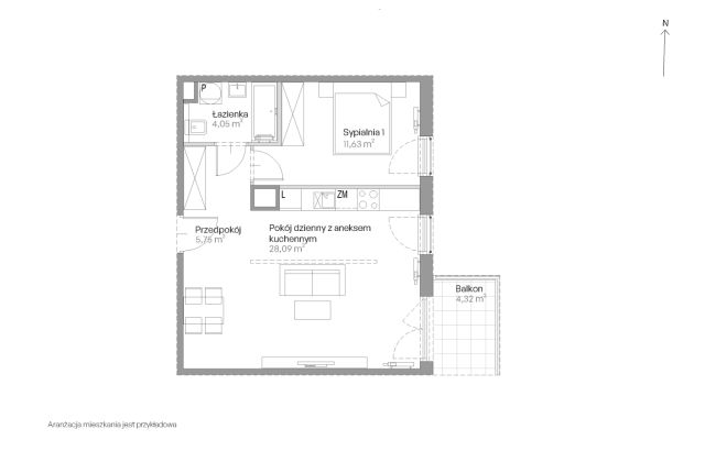 Mieszkanie 2-pokojowe Kraków Czyżyny, ul. Romana Ciesielskiego. Zdjęcie 18