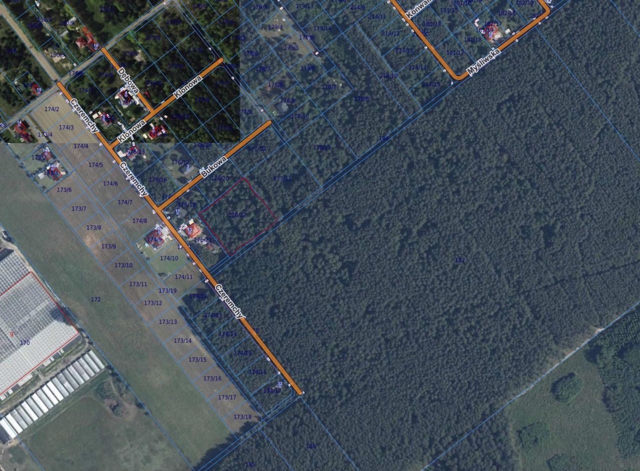 Działka budowlana Tkaczewska Góra. Zdjęcie 2