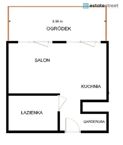 Mieszkanie 1-pokojowe Kraków, ul. Nadwiślańska. Zdjęcie 10