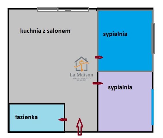Mieszkanie 3-pokojowe Kraków Nowa Huta. Zdjęcie 16
