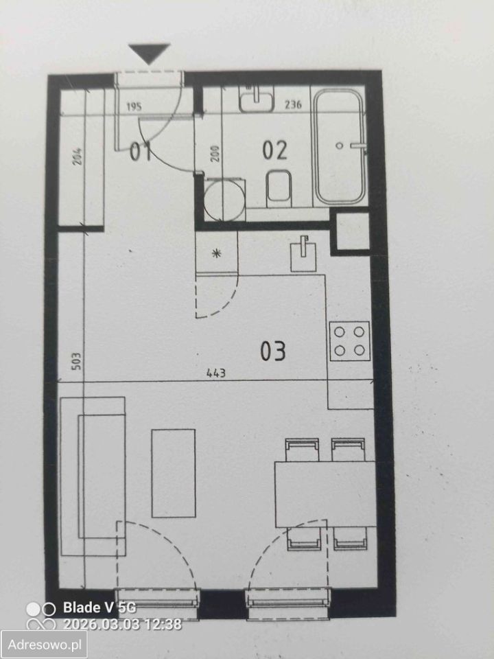 Mieszkanie 1-pokojowe Zielonka, ul. Wojska Polskiego. Zdjęcie 4