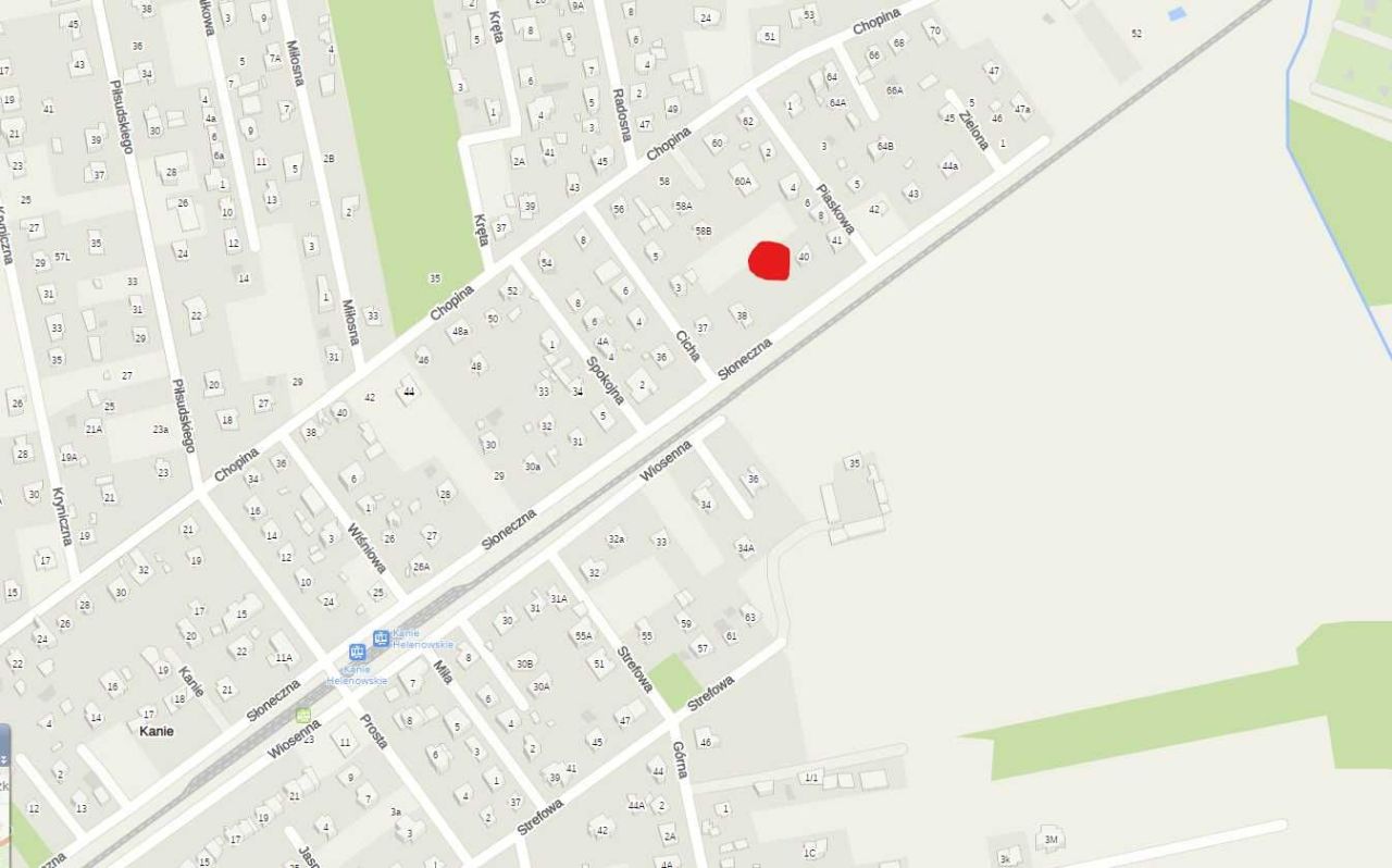 Działka budowlana Kanie. Zdjęcie 1