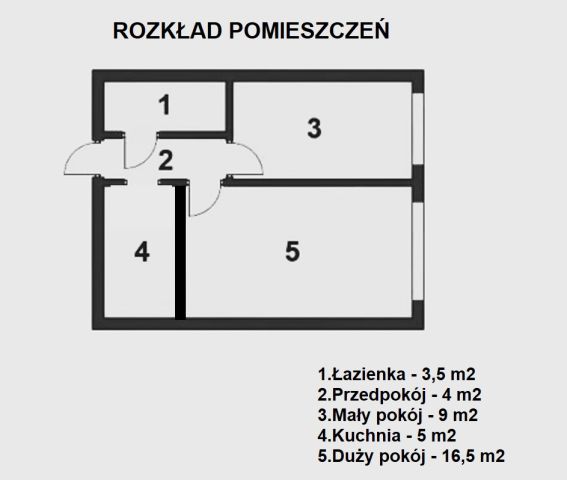 Mieszkanie 2-pokojowe Zgierz Nowe Miasto, ul. Kolejowa. Zdjęcie 1