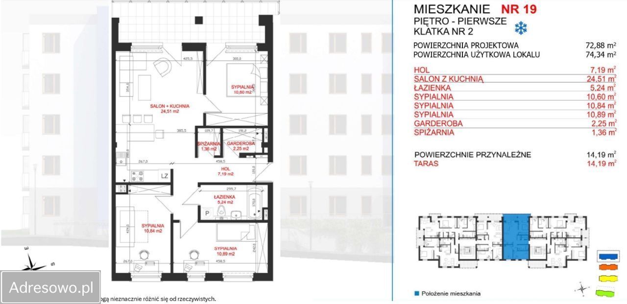 Mieszkanie 4-pokojowe Radom, ul. Warsztatowa. Zdjęcie 12