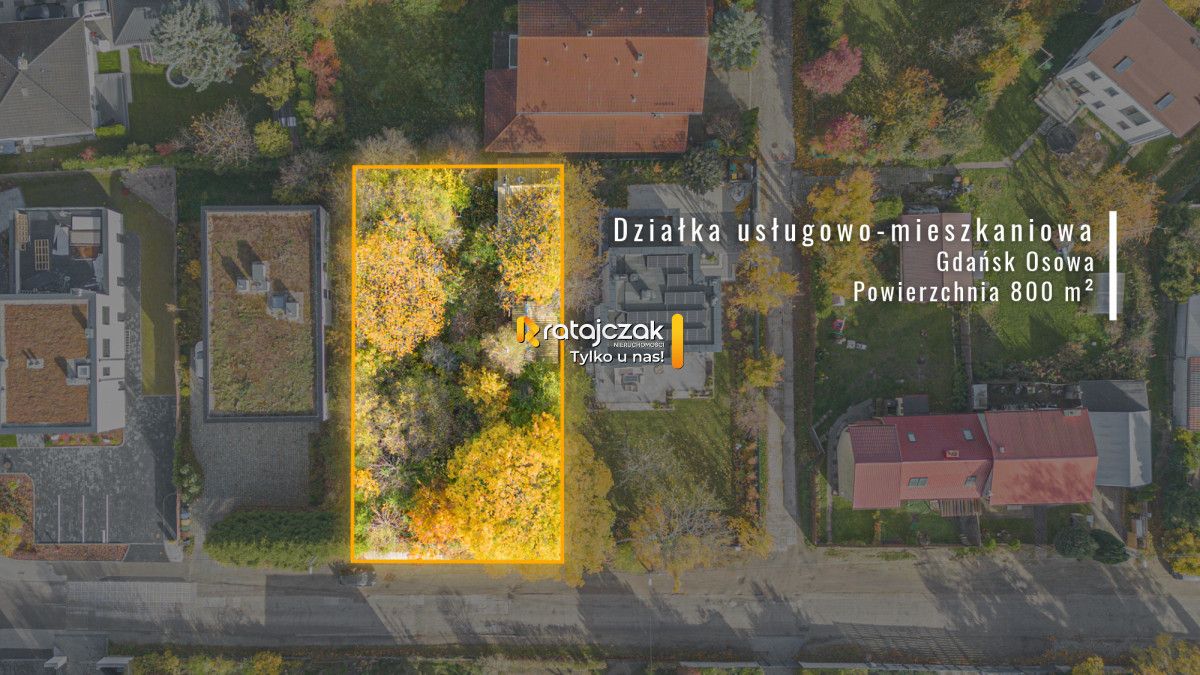 Działka inwestycyjna Gdańsk Osowa, ul. Wenus. Zdjęcie 2