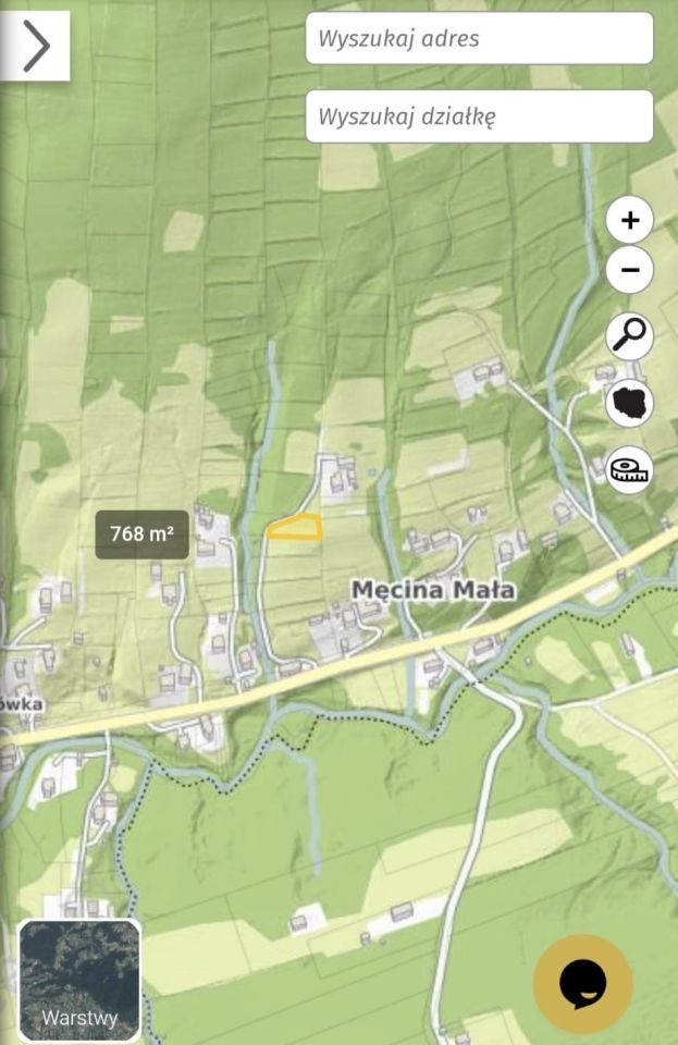 Działka budowlana Męcina Mała. Zdjęcie 2