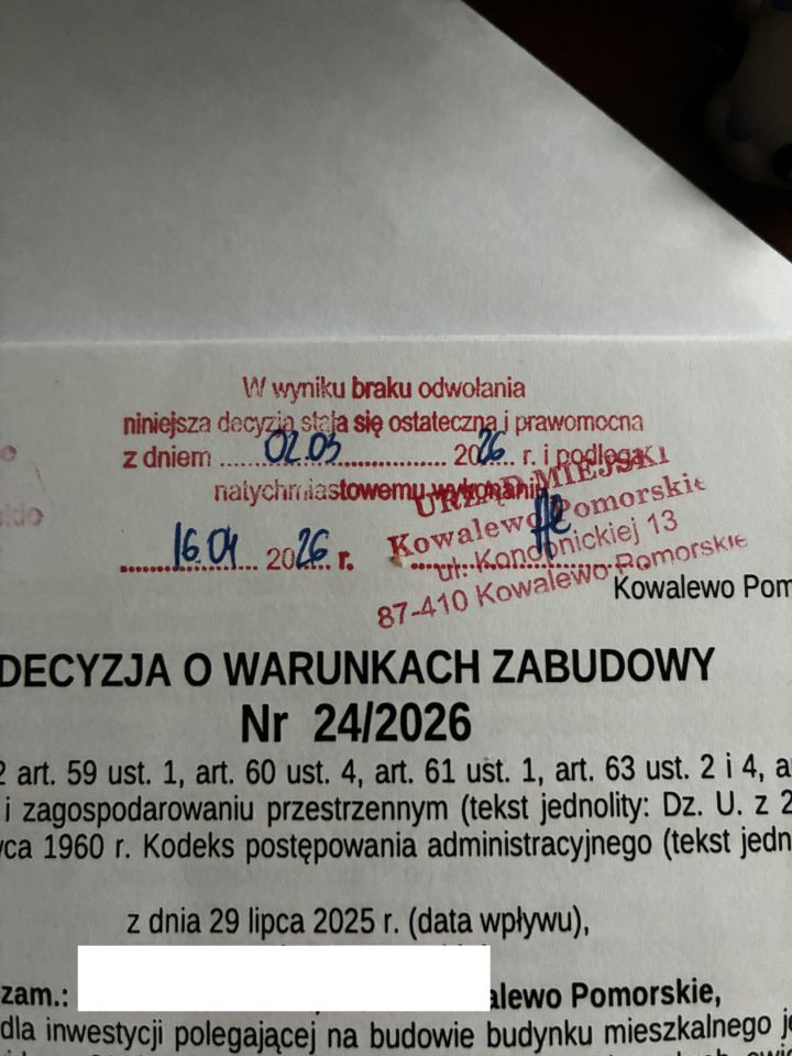 Działka budowlana Kowalewo Pomorskie, ul. Słowackiego. Zdjęcie 3