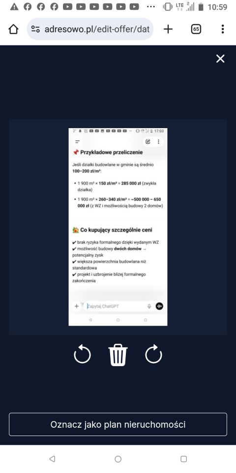 Działka budowlana Lutogniew, Polna. Zdjęcie 5