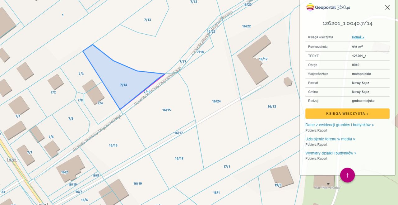 Działka inwestycyjna Nowy Sącz Gołąbkowice, ul. gen. Wieniawy-Długoszowskiego. Zdjęcie 2